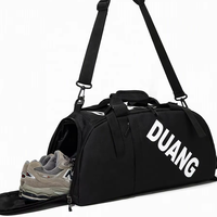 Sac de voyage sur mesure grande capacité avec compartiment à chaussures et séparation sec/humide pour hommes et femmes, idéal pour les voyages, la gym et les week-ends