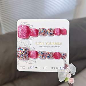 Ongles à pression faits à la main de 1 à 80 pieds, 10 faux ongles pour les doigts, styles de conception uniques - Product Image 5