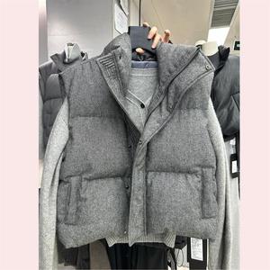 <span class=keywords><strong>Chaleco</strong></span> Acolchado de <span class=keywords><strong>Plumas</strong></span> para <span class=keywords><strong>Mujer</strong></span> Zz987, Nuevo Diseño Personalizado, con Cuello Alto, <span class=keywords><strong>Chaleco</strong></span> para Dama - Product Image 4