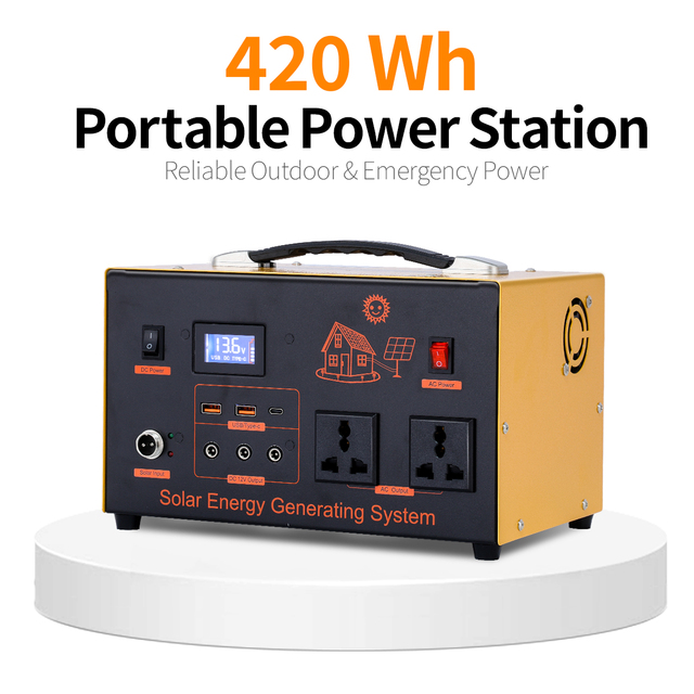 Custom 300W Portable Power Station Generador Solar Power Supply Generator Solar Power Station
