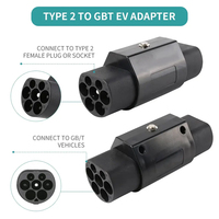 Adaptateur Type2 à Gbt prise 32A Type 2 Iec62196 adaptateur de chargeur pour voiture électrique Version chinoise avec prise de charge Gb/T