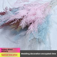 Fleur artificielle décorative en herbe de givre de fleurs variées, pour plafond et aménagement paysager, idéale pour mariages et auditoriums