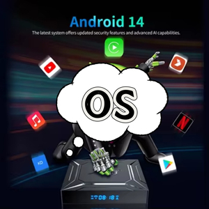 Nuovo Box TV Smart AI-SR di Alta Qualità e Prestazioni Elevate, 1000mbps, Chipset S905X5M, 4GB RAM, 64GB ROM, con Sistema Android 14 - Product Image 5
