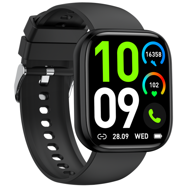 Ladies & Men SmartWatch Rugged Electronic Design Blood Oxygen Heart Rate Sleep Monitor BT Call Compatibility Calendar Function