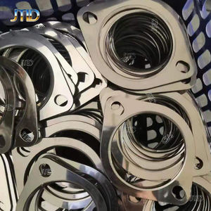 Универсальная автомобильная штамповочная деталь из нержавеющей стали разного размера, выхлопная Фланцевая прокладка - Product Image 3