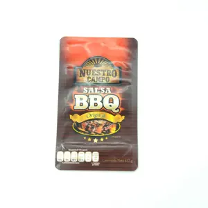 Plastic Barbecue Sauce Packaging Bag Seasoning Packing Bag Custom Plastic Package Bag For Food