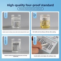 Etiqueta Adhesiva de Transferencia Térmica Personalizada, 100mmx75mm, Papel Adhesivo Semibrillante, Rollo de Etiquetas para Códigos de Barras Yoko YKL-080, Logotipo Personalizado