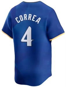 Custom Two-Button Unisex <b>Baseball</b> Softball Jersey Plus Size Breathable Lightweight Anti-Bacterial Quick Dry 100% Polyester Team - Product Image 2