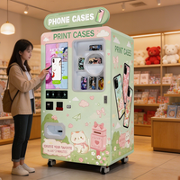 Máquina para Imprimir Carcasas de Teléfono Personalizadas en 3 Minutos, Máquina Expendedora de Carcasas de Teléfono, Kiosco de Pago Múltiple para Tiendas de Té con Leche y Tiendas de Teléfonos Móviles