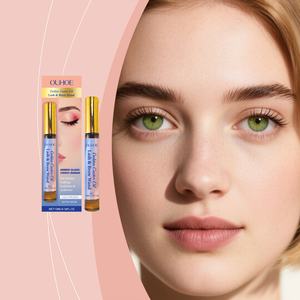 Sérum pour cils à l'huile de ricin dorée personnalisable 10 ml pour des cils plus épais et la croissance des sourcils/cheveux, ingrédients naturels, étiquette privée - Product Image 5