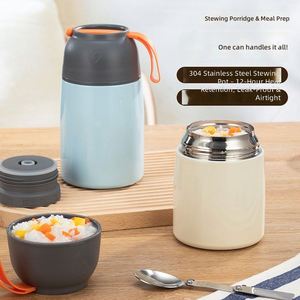 Thermos Moderne en Acier Inoxydable pour Enfants avec Cuillère, Contenant Isotherme Anti-Fuite pour Repas, Idéal Rentrée Scolaire - Product Image 6