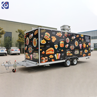 Camion de restauration personnalisé, remorque de concession, cuisine mobile, camion de restauration rapide entièrement équipé, restaurant, camion de crème glacée et de café