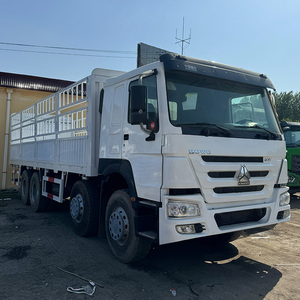 شاحنة بضائع مستعملة Sinotruk 8x4 <span class=keywords><strong>12</strong></span> عجلة 40-50 طن 371-420HP بضائع بسعر منخفض - Product Image 2