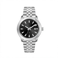 Montre analogique à quartz pour homme personnalisée avec bracelet en acrylique, OEM ODM, marque privée, logo personnalisé, coopération basée sur projet