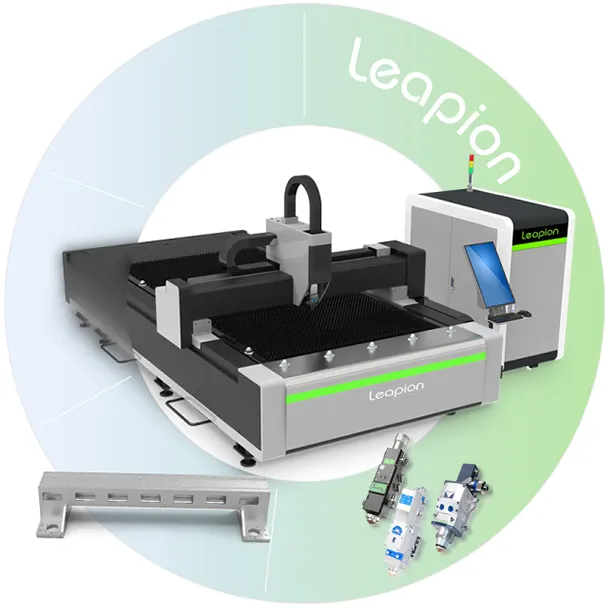 Leapion-máquina de corte láser Cnc, cortadora láser de 3kw y 6kw, con cámara CCD