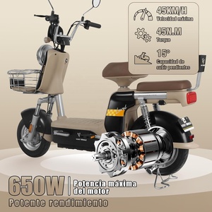 Vélo électrique pour adultes U3 Pro, moteur 650W max, vitesse maximale 45 km/h, autonomie 60 km, batterie grande capacité 20 Ah, en stock au Mexique - Product Image 2