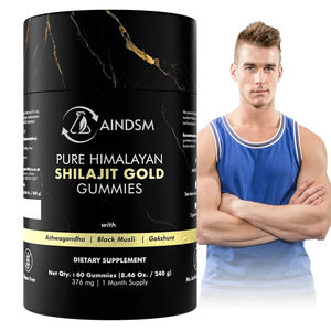 Gomitas Sin Azúcar con Alto Contenido de Shilajit, Ashwagandha y Cúrcuma para Adultos, Gomitas Himalaya Gold Strength Energy Muscle - Product Image 1