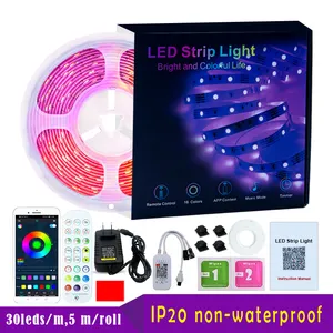 플래시 판매 LED 12v 5050 RGB 5m Led 스트립 라이트 조명 및 회로 디자인 자동차 RGB Led 스트립 라이트