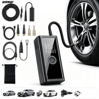 Compresseur d'air portable compact avec batterie au lithium pour voiture électrique, usage quotidien, avec batterie intégrée de 6000 mAh