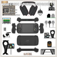Nouvelle conception pour la console de jeu RG 406H Android 13 256 Go 8 Go de RAM, écran tactile, processeur quadricœur, écran HD IPS de 4,0 pouces