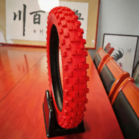 Neumático de Motocicleta Personalizado de Fábrica, Color 60/100-14 Y186, 50% de Contenido de Caucho, con Protección Antipinchazos, Neumático MX para Himalayan Ridge Raid