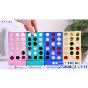 Ajb gia đình tương tác trò chơi giải trí đảo ngược xoay 5-in-a-row bảng trò chơi nhựa logic chiến lược đào tạo đồ chơi - Product Image 4