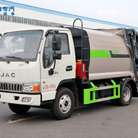 Camion poubelle diesel JAC 4x2 240L à prix d'usine avec contrôle automatisé à vendre – Camion poubelle compact