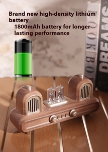 Di Động Cho <span class=keywords><strong>Bluetooth</strong></span> Loa Retro Đài Phát Thanh Thiết Kế Ngoài Trời Máy Tính Để Bàn Trang Trí Thẻ Chèn USB Kết Nối Internet Đài Phát Thanh - Product Image 6