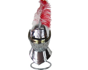 Wall <strong>Soldier</strong> Warrior Statue Life Size Knight Armour <strong>Helmet</strong> Statues <strong>Roman</strong> Armor Knights Metal - Product Image 1