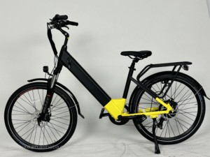 Vélo électrique de ville pour femmes, 27,5 pouces, avec batterie au lithium 48V 15Ah, idéal pour les trajets quotidiens - Product Image 3