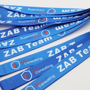 Polyester Lanyards Custom Logo Medical Consulting Team ID Card Neck Strap Promotional Lanyard Event Keychain Lanyard - Product Image 4