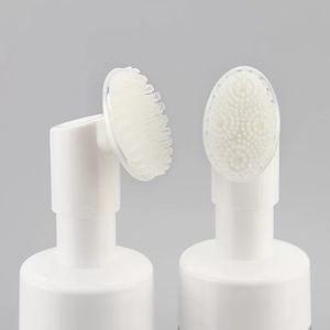 100ml 150ml 200ml With Brush Head Facial Cleansing Mousse <strong>Foam</strong> Bottle, With Brush <strong>Foam</strong> <strong>Pump</strong> Bottle, With Silicone Brush Head - Product Image 3