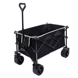 Chariot de camping pliable multifonctionnel 3-en-1 au design classique pour pique-nique et voyages en plein air - Product Image 2