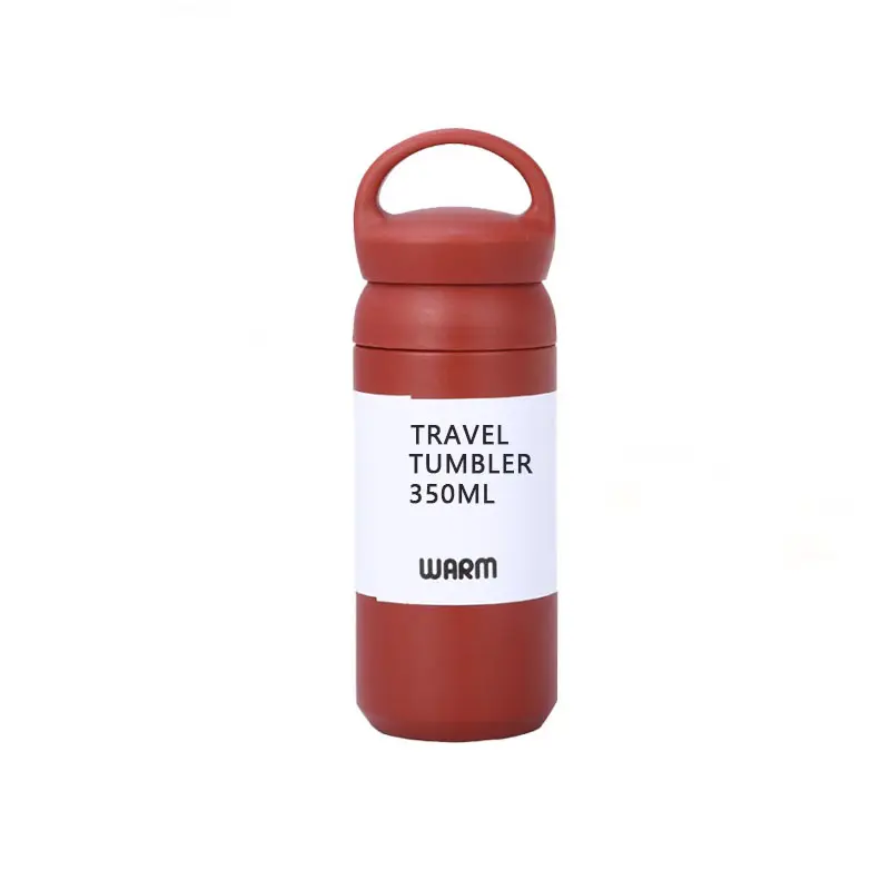 Japanese Harajuku double layer 18/8 stainless steel insulated cup Simple portable student accompanying water cup