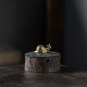 Brûleur d'encens en forme d'escargot, petit décor d'aromathérapie en céramique pour la maison, la salle de thé, style Zen - Product Image 1