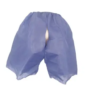 중국 제조업체 일회용 대장 내시경 검사 반바지 외과 바지 의료 속옷