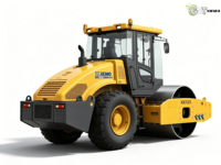 Compacteur vibrant à tambour unique de 12 tonnes pour XS123, moteur de machine de construction, modèle 2023, 112 kW, EPA EURO 5