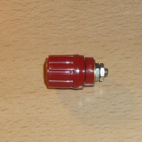 Borne de poteau PLC PKI 100 Rouge 4,0 mm (prise banane, prise d'installation) pour produit sous garantie, neuf, original, industriel