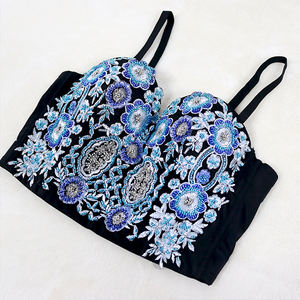 A058 diamanti danzanti Push up top moda ragazze Sexy strass di cristallo corsetti e bustini - Product Image 6