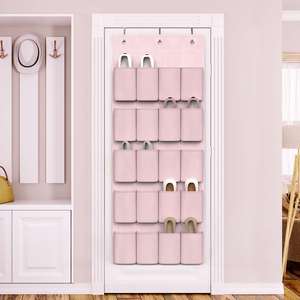 Large Pockets Over the Door Hanging <b>Shoe</b> Rack Storage Bags Organizer for <b>Shoes</b> - Product Image 3