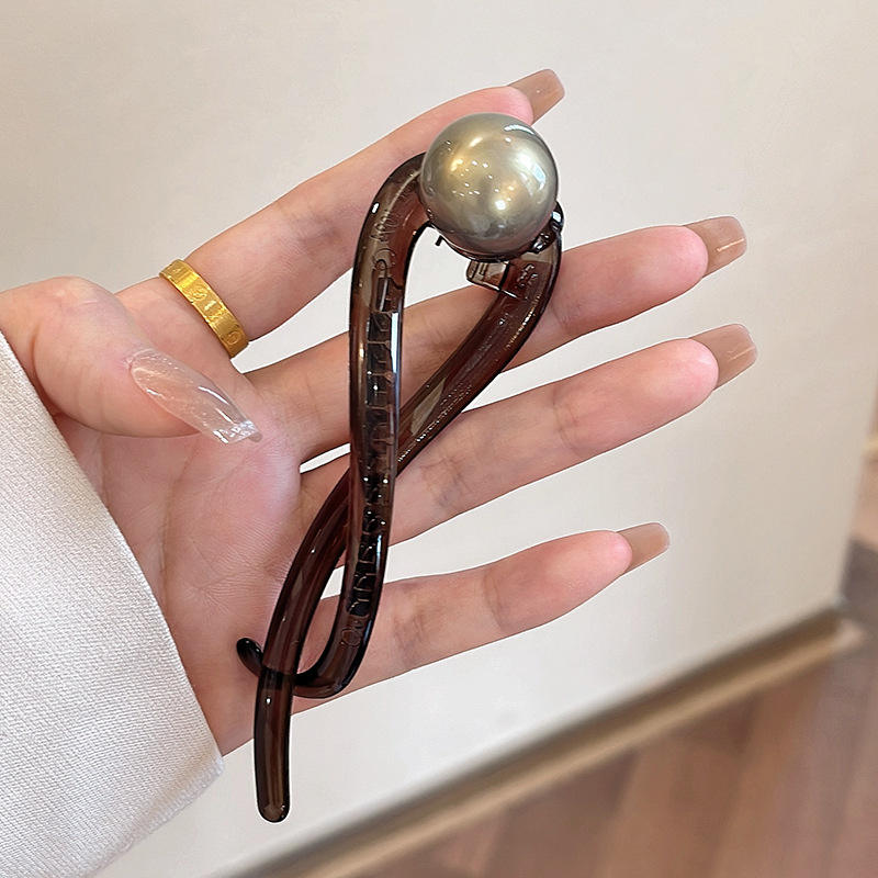 ฐานสีเทาใส + ไข่มุกสีเทา