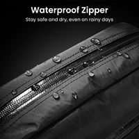 Sac bandoulière antivol RFID en nylon pour cartes d'identité et passeports, portefeuille de voyage léger 90g avec design portable inférieur à 2 pouces