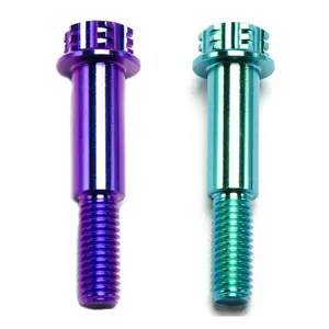 TITST Gr5 Titanium Bolts Brake Clutch Lever Bolts M6 M8 titanium Forged Bolt for Bike Motorcycle and Car Parts