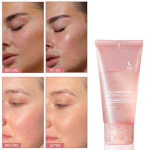 Ventes chaudes - Masque peel-off pour le soin du visage 75 ml - Retient en profondeur l'hydratation et l'élasticité de la peau - Masque de nuit au collagène - Product Image 6