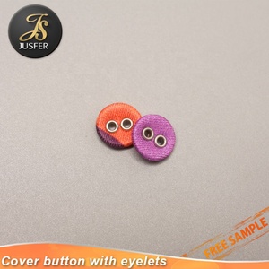 Nút Vải Thời Trang Với Khoen Đôi Cho Quần Áo - Product Image 4