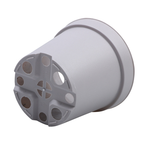 Pots de fleurs ronds en plastique de 4 à 10 pouces avec plateau pour le contrôle des racines, pour les semis de plantes de jardin et de pépinière - Product Image 2