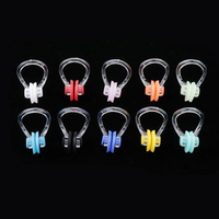 Pince-nez de natation en silicone souple réutilisable, bouchons de nez de plongée confortables pour adultes, enfants, accessoires de piscine