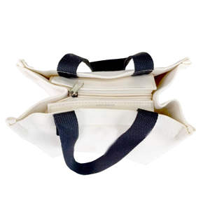 Sacs à bandoulière en toile personnalisés et créatifs, ouverture à deux sangles, portables, imperméables, doublure en coton pur, durables, légers, écologiques - Product Image 3