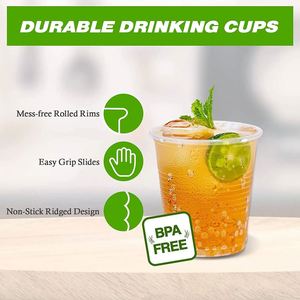 Vasos Desechables con Tapa de 3.5 Oz, Semitransparentes, Termoformados, Pequeños, para Bebidas - Product Image 2