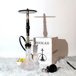 Set Narghilè Classico di Lusso in Alluminio con Tubo Dritto, Tecnica a Specchio, Fumo Morbido, Stile Russo, Include Confezione Regalo - Product Image 5